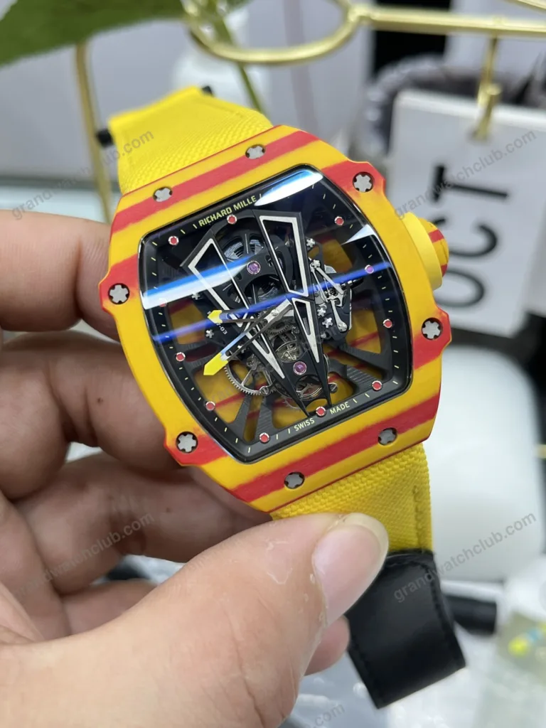 Super Clone Richard Mille RM 27-03 Richard Mille Rafael Nadal Shock Resistance 42mm Carbon – Swiss SuperClone
