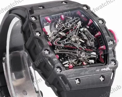 Super Clone Richard Mille RM 38-02 Richard Mille Bubba Watson Tourbillon 42mm Carbon
