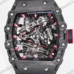 Super Clone Richard Mille RM 38-02 Richard Mille Bubba Watson Tourbillon 42mm Carbon