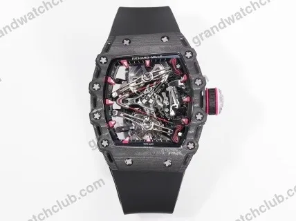 Super Clone Richard Mille RM 38-02 Richard Mille Bubba Watson Tourbillon 42mm Carbon