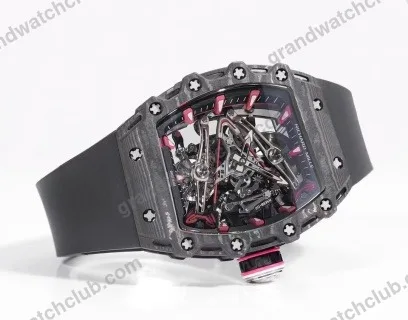 Super Clone Richard Mille RM 38-02 Richard Mille Bubba Watson Tourbillon 42mm Carbon