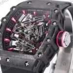 Super Clone Richard Mille RM 38-02 Richard Mille Bubba Watson Tourbillon 42mm Carbon