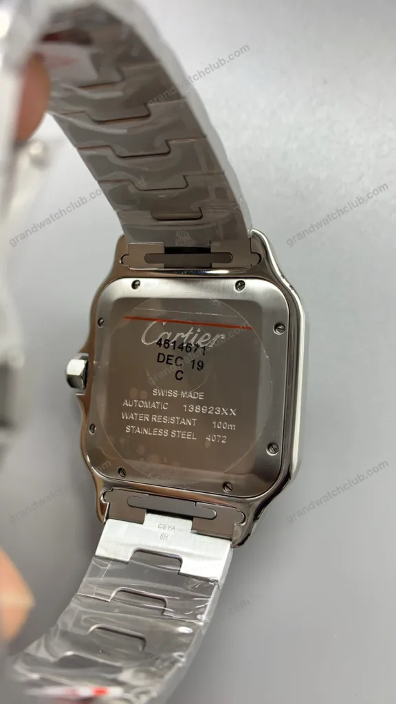 Super Clone Cartier Santos De Cartier Chocolate Dial WSSA0065 35.5mm – Swiss SuperClone