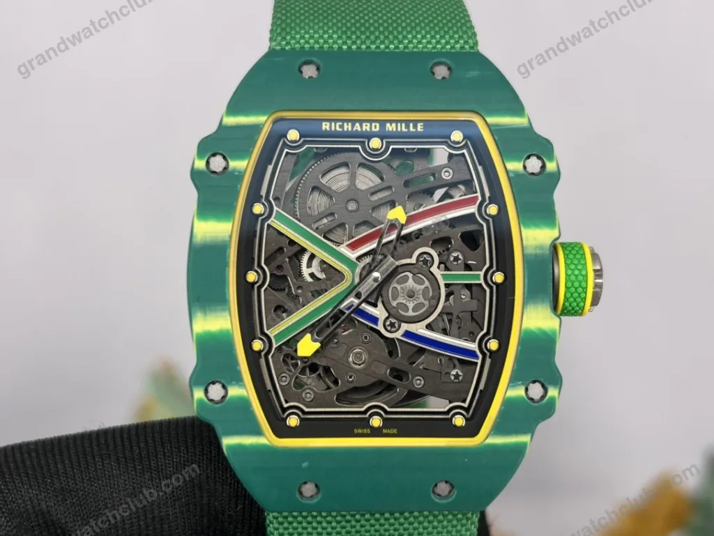 Super Clone Richard Mille RM 67-02 Richard Mille Italy White Carbon TPT Italy – Swiss SuperClone