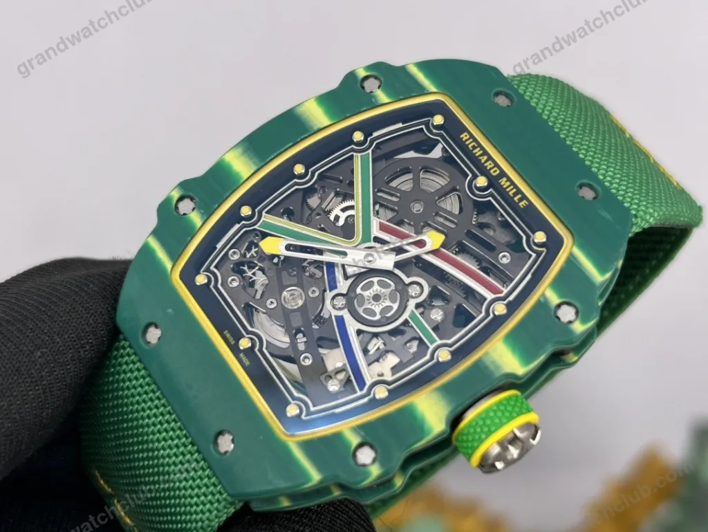 Super Clone Richard Mille RM 67-02 Richard Mille Italy White Carbon TPT Italy – Swiss SuperClone