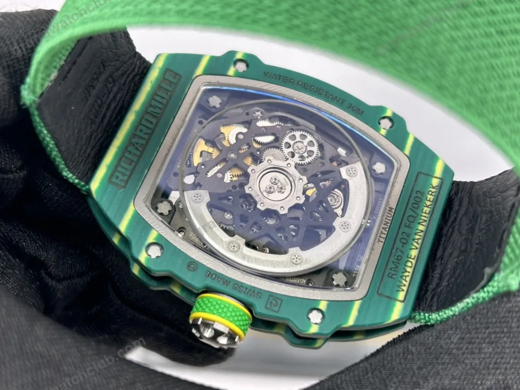 Super Clone Richard Mille RM 67-02 Richard Mille Italy White Carbon TPT Italy – Swiss SuperClone