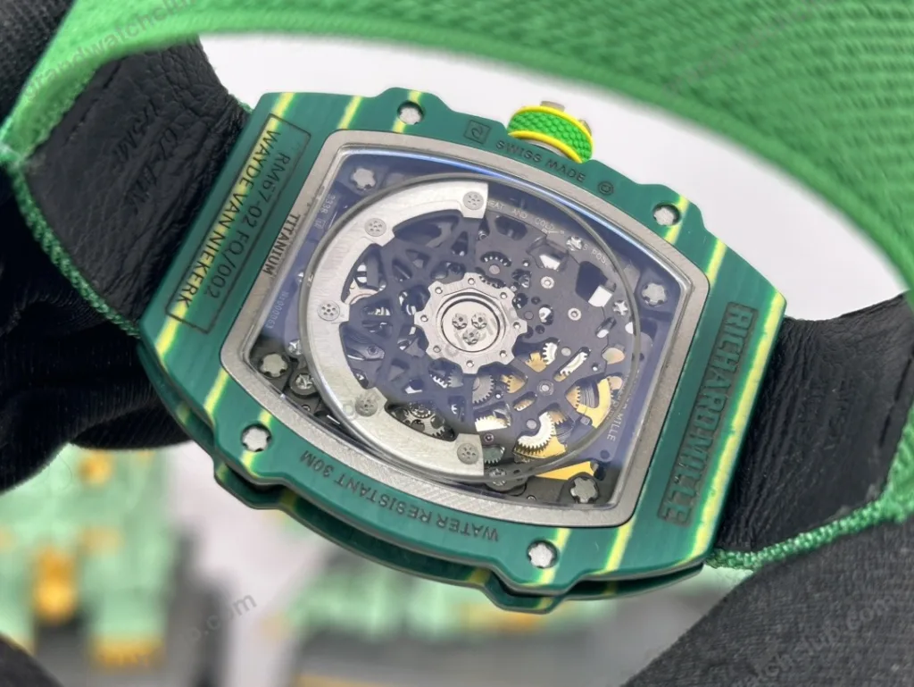 Super Clone Richard Mille RM 67-02 Richard Mille Italy White Carbon TPT Italy – Swiss SuperClone