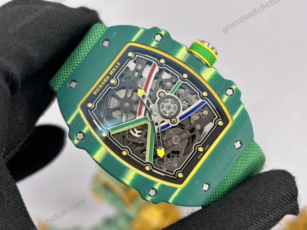 Super Clone Richard Mille RM 67-02 Richard Mille Italy White Carbon TPT Italy – Swiss SuperClone