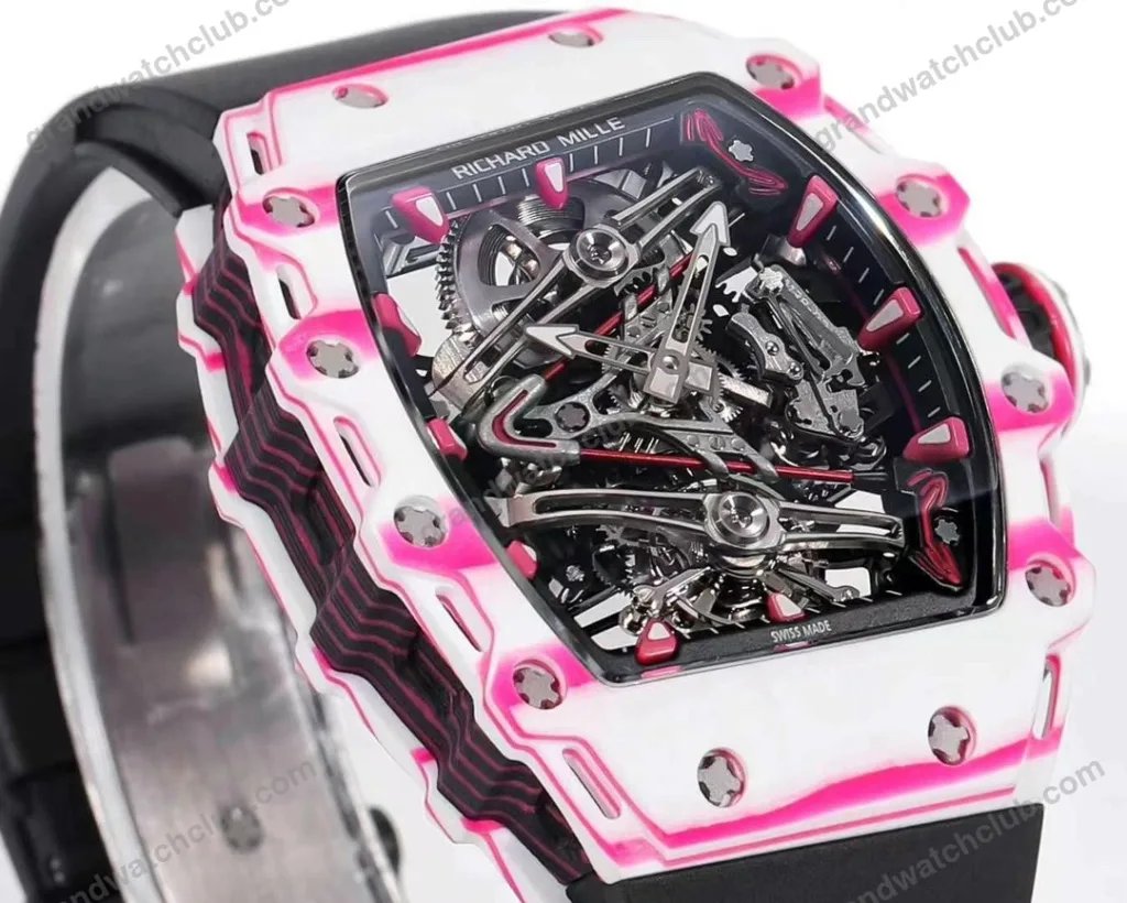 Super Clone Richard Mille RM 38-02 Richard Mille Bubba Watson Tourbillon Manual Winding 42mm