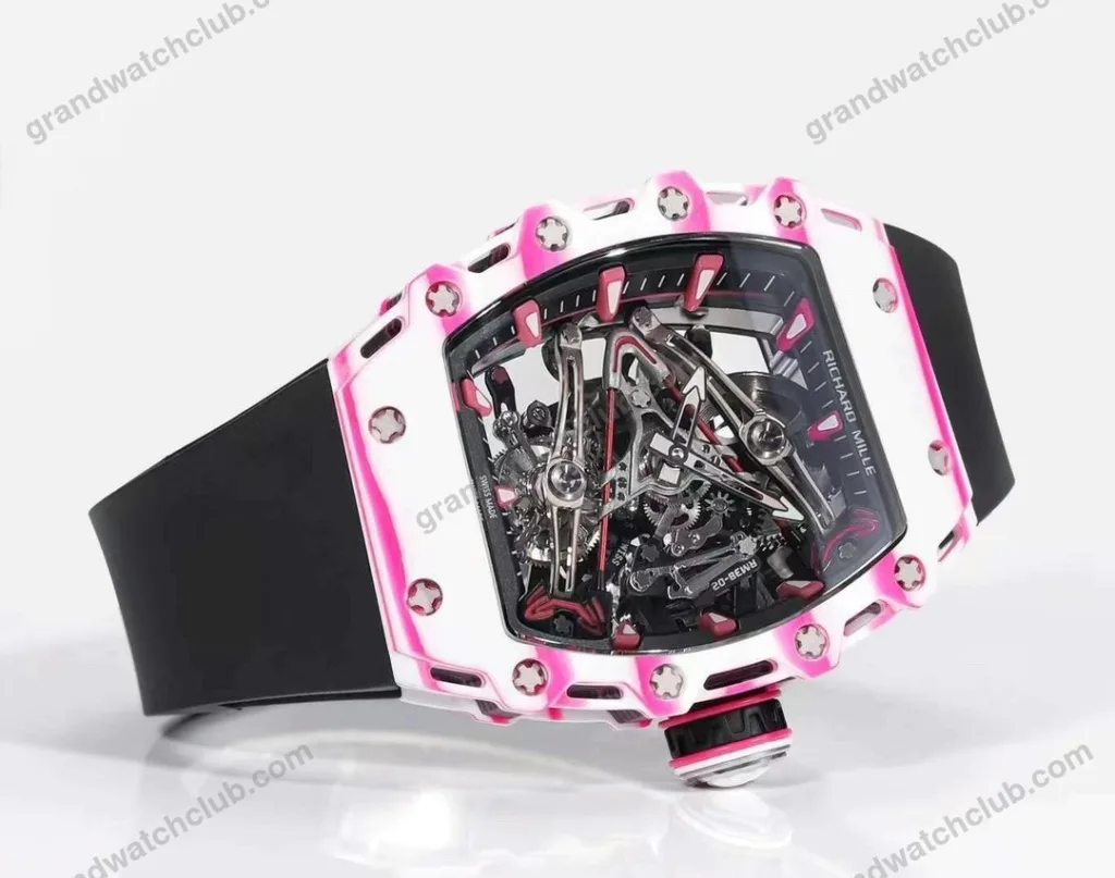 Super Clone Richard Mille RM 38-02 Richard Mille Bubba Watson Tourbillon Manual Winding 42mm