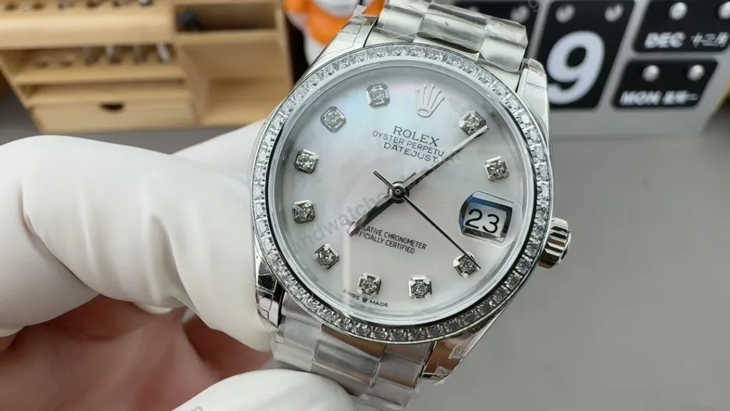 Super Clone Rolex Datejust Silver Diamond Dial 278384RBR-0033 31 mm – Swiss SuperClone