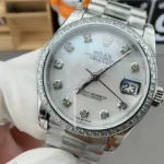 Super Clone Rolex Datejust Silver Diamond Dial 278384RBR-0033 31 mm – Swiss SuperClone