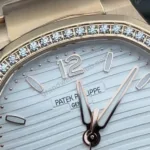 Super Clone Patek Philippe Nautilus 7118/1R-011 32.5mm White Dial Rose Gold – Swiss SuperClone