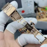 Super Clone Patek Philippe Nautilus 7118/1R-011 32.5mm White Dial Rose Gold – Swiss SuperClone