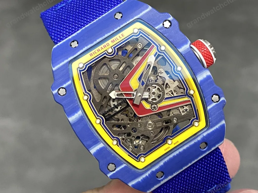Super Clone Richard Mille RM 67-02 Richard Mille Italy White Carbon TPT Italy – Swiss SuperClone