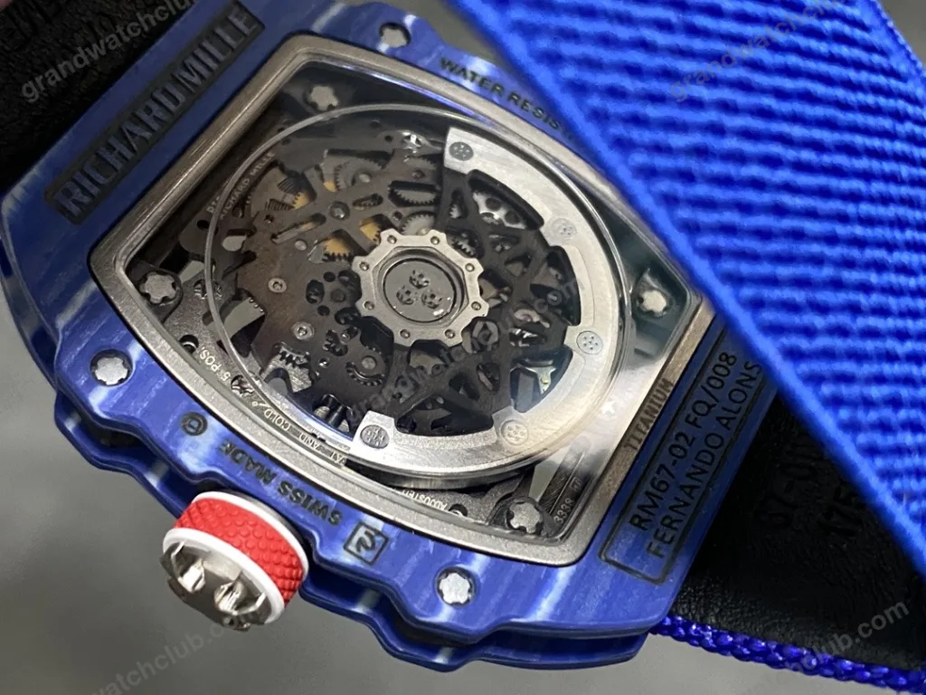 Super Clone Richard Mille RM 67-02 Richard Mille Italy White Carbon TPT Italy – Swiss SuperClone