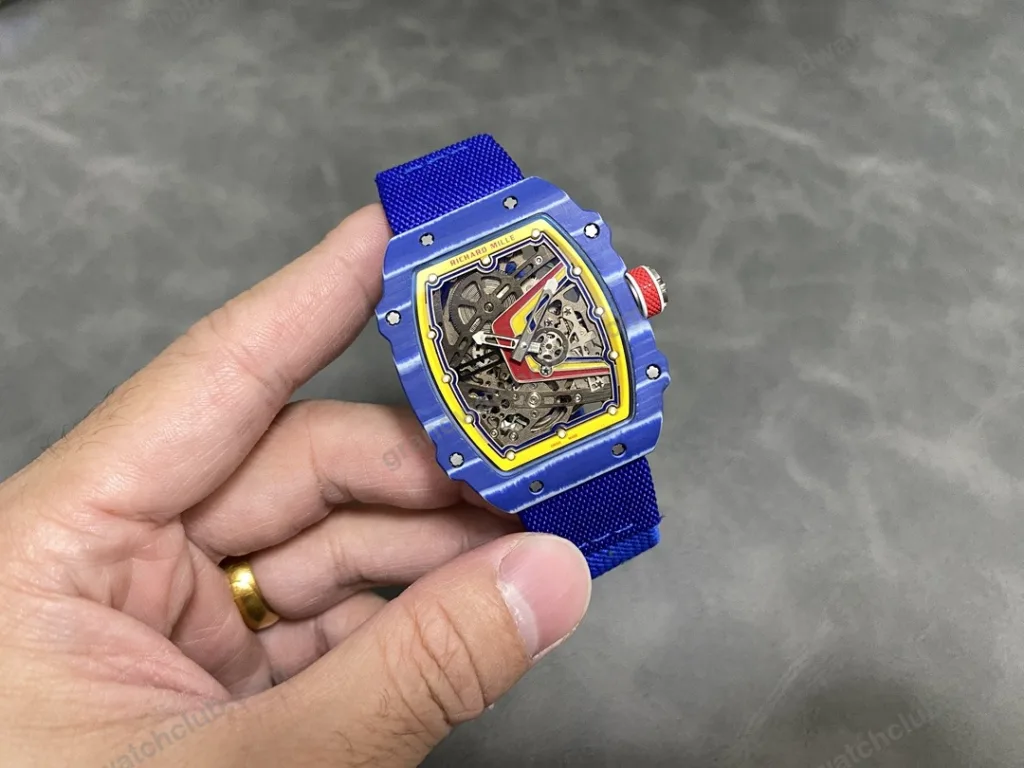 Super Clone Richard Mille RM 67-02 Richard Mille Italy White Carbon TPT Italy – Swiss SuperClone