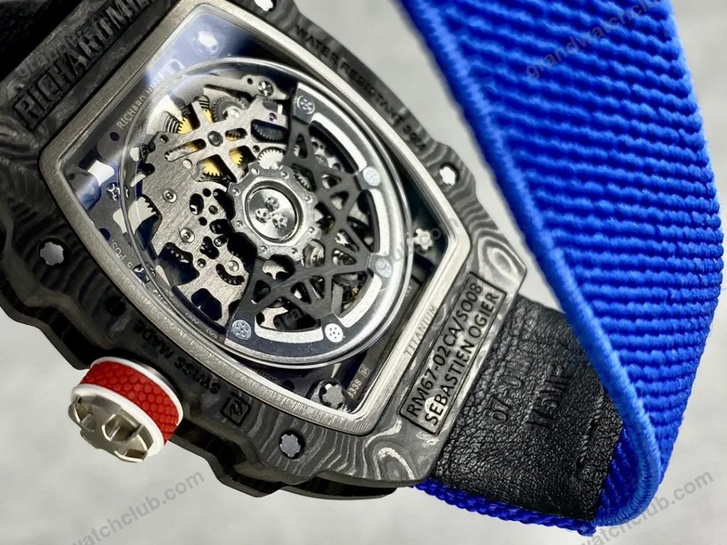 Super Clone Richard Mille RM 67-02 Richard Mille Italy White Carbon TPT Italy – Swiss SuperClone