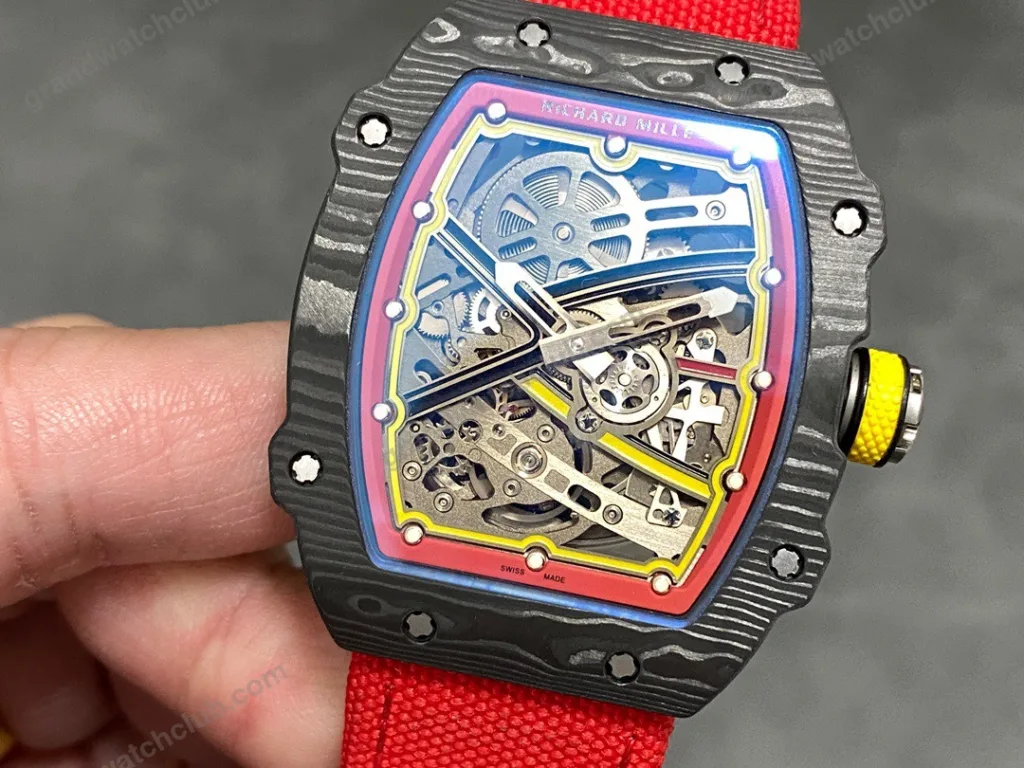 Super Clone Richard Mille RM 67-02 Richard Mille Italy White Carbon TPT Italy – Swiss SuperClone