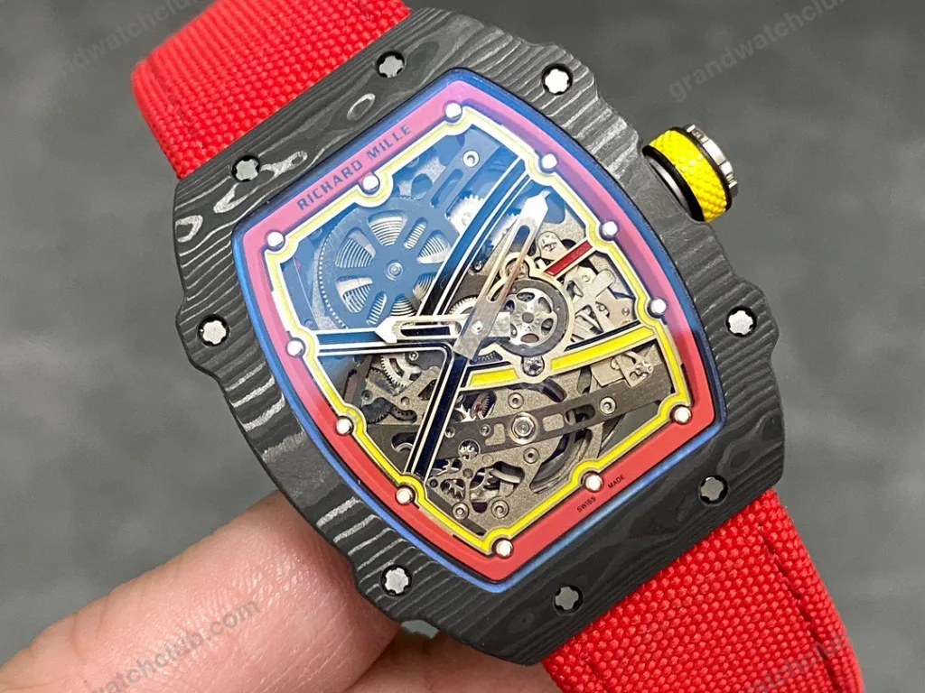 Super Clone Richard Mille RM 67-02 Richard Mille Italy White Carbon TPT Italy – Swiss SuperClone
