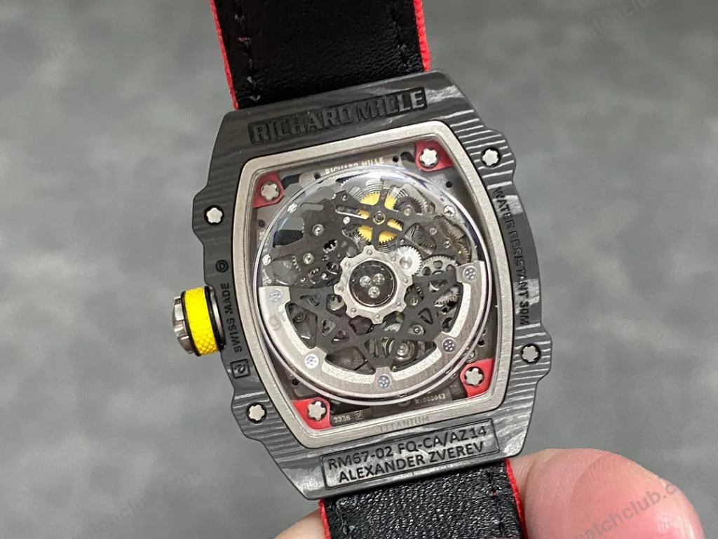Super Clone Richard Mille RM 67-02 Richard Mille Italy White Carbon TPT Italy – Swiss SuperClone