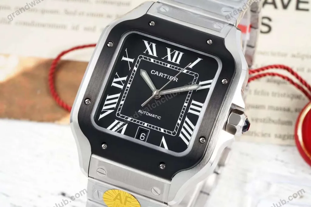 Super Clone Cartier Santos De Cartier Ceramic CRWSSA0037 39.8mm Miyota.9015 – Swiss SuperClone