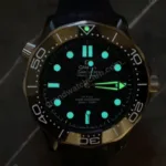 Super Clone Omega Seamaster Diver 300M Co‑Axial Master Chronometer 210.92.44.20.01.001 Black Dial Ceramic 42mm – Swiss SuperClone