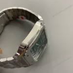 Super Clone Cartier Santos De Cartier Medium Green WSSA0061 35.5mm – Swiss SuperClone