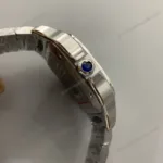 Super Clone Cartier Santos De Cartier Medium Green WSSA0061 35.5mm – Swiss SuperClone