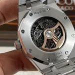 Super Clone Audemars Piguet Royal Oak 15407ST.OO 41mm Skeleton Dial Steel V3 Base – Swiss SuperClone
