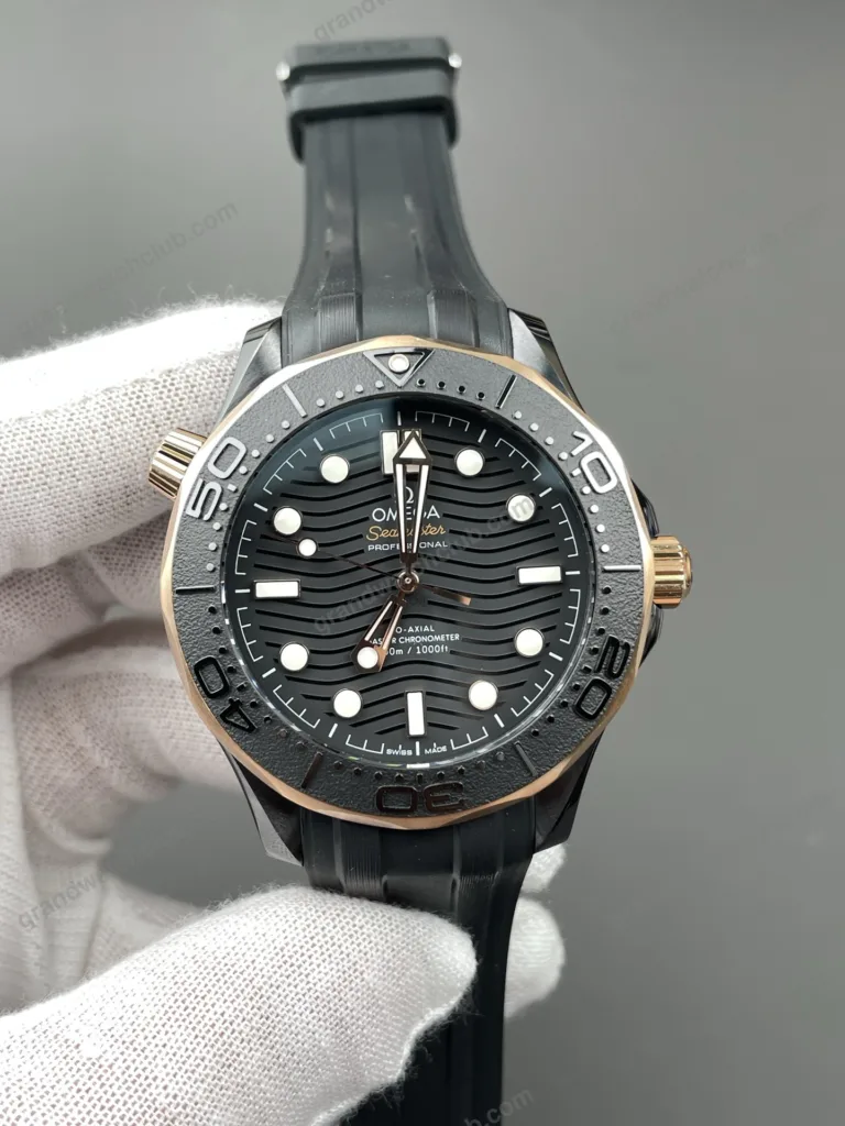 Super Clone Omega Seamaster Diver 210.62.44.20.01.001 42mm Black Dial Ceramic – Swiss SuperClone