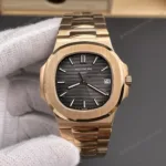 Super Clone Patek Philippe Nautilus 5711/1R-001 40mm Gray Dial Rose Gold V3 Update – Swiss SuperClone