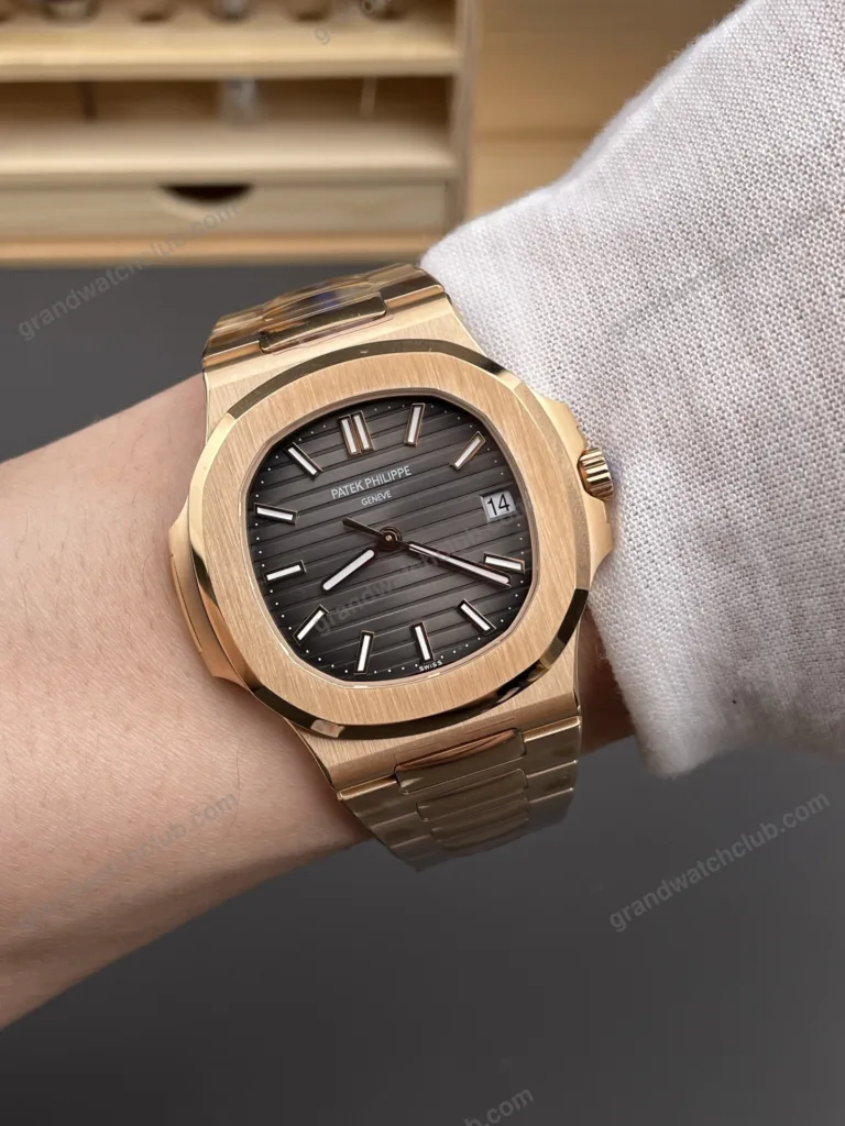 Super Clone Patek Philippe Nautilus 5711/1R-001 40mm Gray Dial Rose Gold V3 Update – Swiss SuperClone