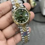 Super Clone Rolex Datejust Olive Green Diamond Dial 278273-0030 31 mm – Swiss SuperClone
