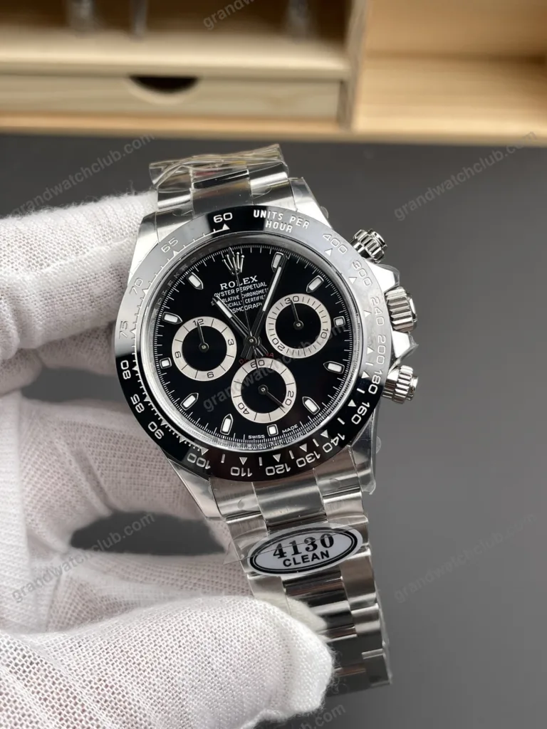Super Clone Rolex Daytona “Reverse Panda” Black Dial 116500LN – Swiss SuperClone