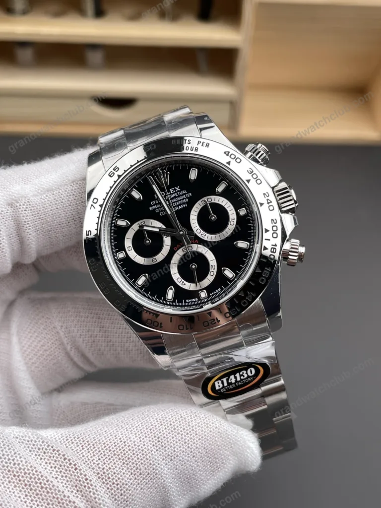 Super Clone Rolex Daytona Black Dial 116520 – Swiss SuperClone