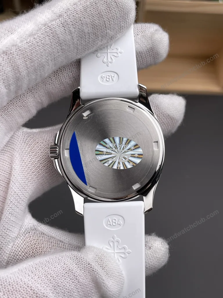 Super Clone Patek Philippe Aquanaut 5067A-025 35.6mm White Dial Diamond Bezel Moissanite Steel – CustomizeVersion – Swiss SuperClone