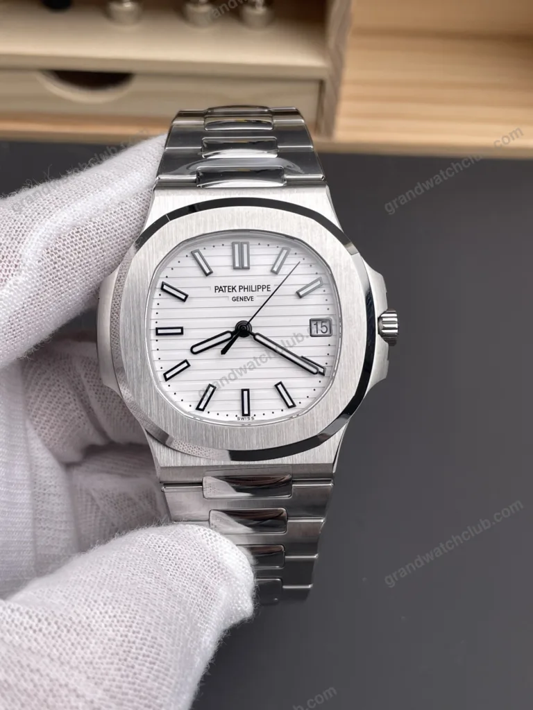 Super Clone Patek Philippe Nautilus 5711A White 40mm – Swiss SuperClone