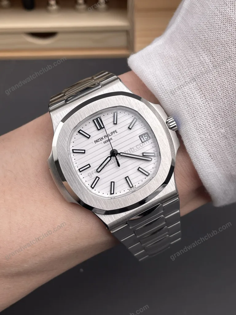 Super Clone Patek Philippe Nautilus 5711A White 40mm – Swiss SuperClone