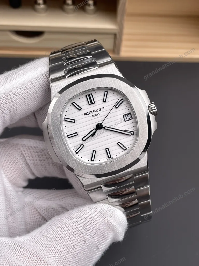Super Clone Patek Philippe Nautilus 5711A White 40mm – Swiss SuperClone