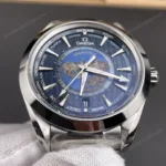 Super Clone Omega Seamaster Aqua Terra Co‑Axial Master Chronometer Gmt Worldtimer 220.10.43.22.03.001 43mm Steel – Swiss SuperClone