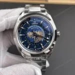 Super Clone Omega Seamaster Aqua Terra Co‑Axial Master Chronometer Gmt Worldtimer 220.10.43.22.03.001 43mm Steel – Swiss SuperClone