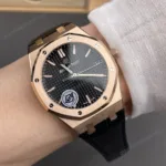 Super Clone Audemars Piguet Royal Oak 15500OR Rose Gold 41mm Black Dial – Swiss SuperClone