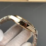 Super Clone Vacheron Constantin Overseas Rose Gold 4500V/110R-B705 41mm Blue Dial