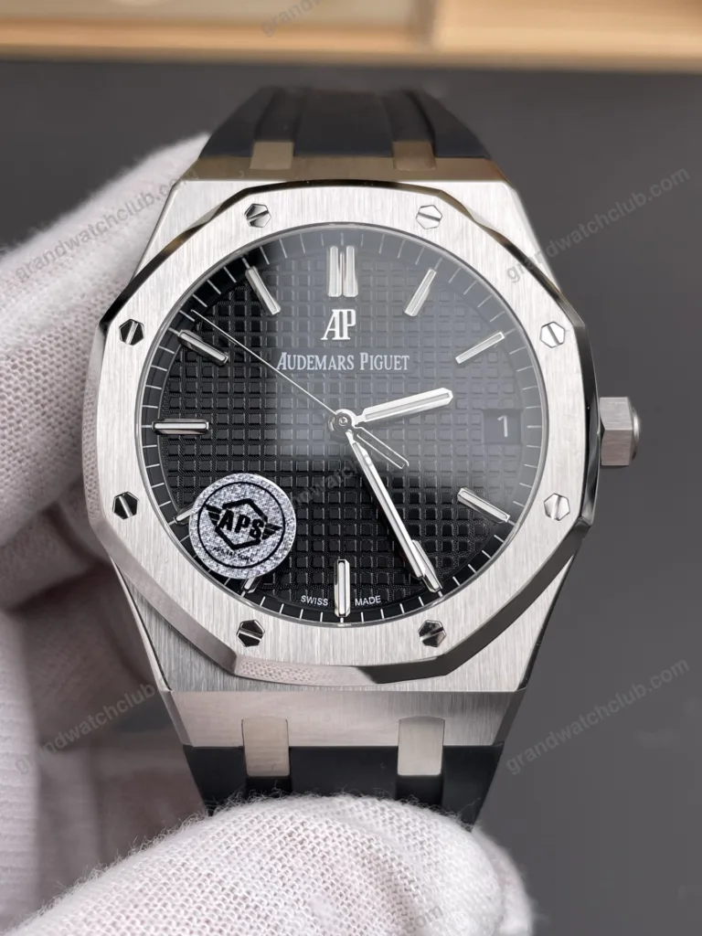 Super Clone Audemars Piguet Royal Oak 15500ST.OO.1220ST.03 41mm Black Rubber Strap – Swiss SuperClone