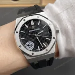 Super Clone Audemars Piguet Royal Oak 15500ST.OO.1220ST.03 41mm Black Rubber Strap – Swiss SuperClone