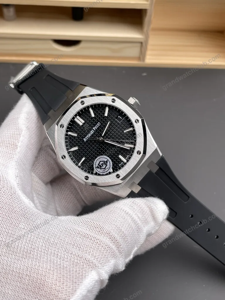 Super Clone Audemars Piguet Royal Oak 15500ST.OO.1220ST.03 41mm Black Rubber Strap – Swiss SuperClone