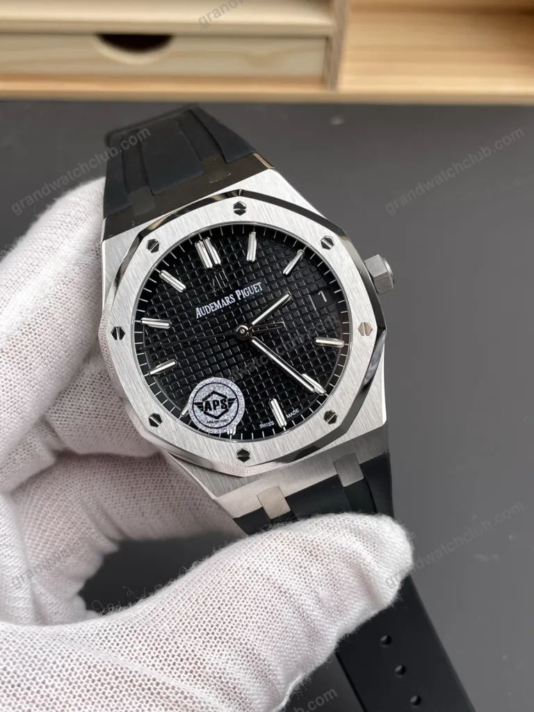 Super Clone Audemars Piguet Royal Oak 15500ST.OO.1220ST.03 41mm Black Rubber Strap – Swiss SuperClone