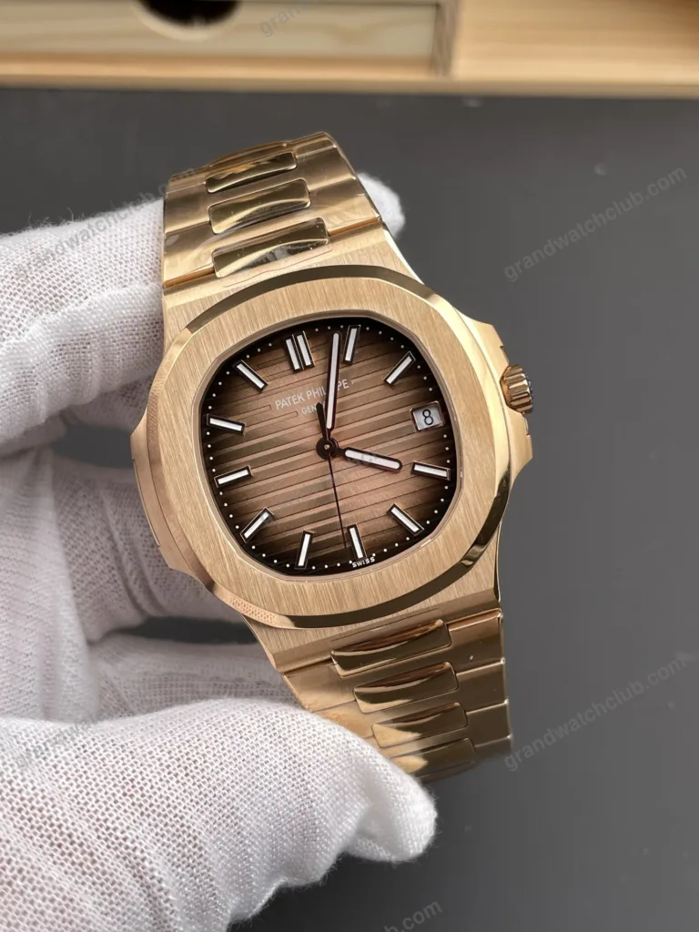 Super Clone Patek Philippe Nautilus 5711/1R-001 40mm Chocolate Dial Rose Gold V3 Update – Swiss SuperClone
