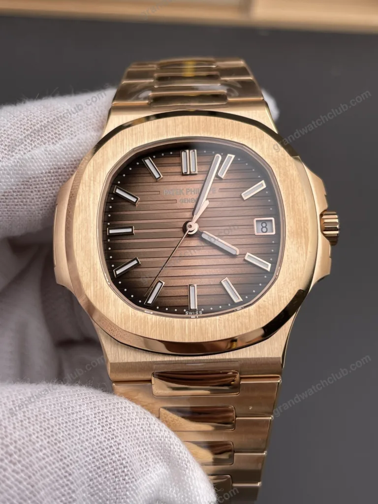 Super Clone Patek Philippe Nautilus 5711/1R-001 40mm Chocolate Dial Rose Gold V3 Update – Swiss SuperClone